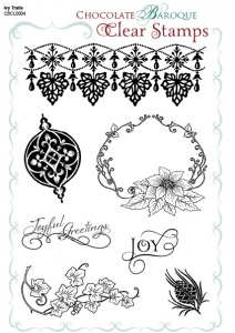 Ivy Trails Clear stamp sheet -  A5